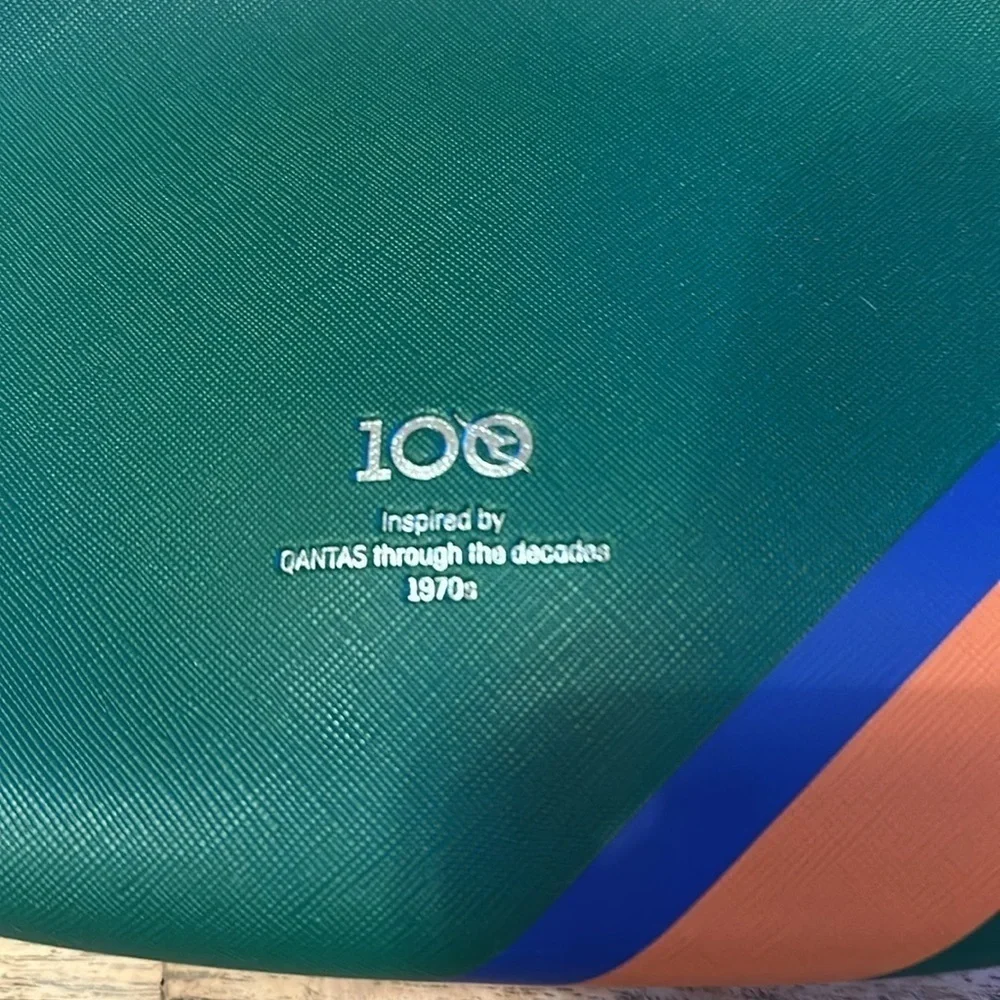 Qantas Airlines Business  Class Centenary 100 Years Amenity 1970s style